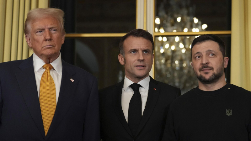 Reuters раскрыло детали встречи Трампа с Макроном и Зеленским в Париже