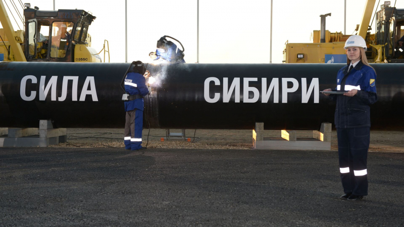 Строительство газопровода «Сила Сибири» завершено в Китае