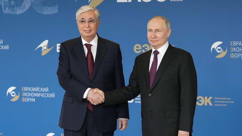 Путин поздравил лидеров Казахстана, Беларуси, Кыргызстана и Армении с Днем ЕАЭС